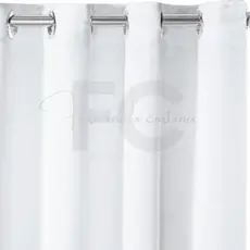 cortina ESTILO 6,00 X 2,80 branco para quarto e sala voil liso com forro microfibra