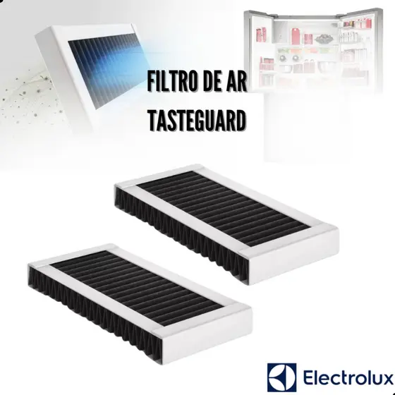 1x 2x Filtro de ar desodorizador Refrigerador Geladeira Electrolux Testeguard IM7 IM7S Db44s Im8s