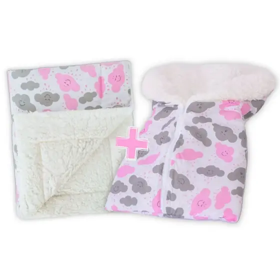 Cobertor Manta De Bebê Com Saco De Dormir - Varias Estampas