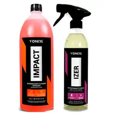 Kit Limpeza Pesada e Descontaminante Ferroso Impact 1,5l + Izer 500ml Vonixx