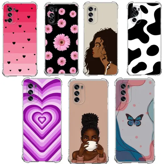 Capa TPU Estampas Variadas Capinha Case Moto G62 5G