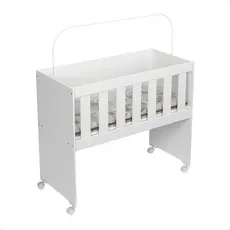 Mini berço Chiqueirinho com colchão multifuncional 5x1 com suporte mosqueteiro