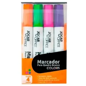 Marcador Para Quadro Branco Colors - Jocar Office-