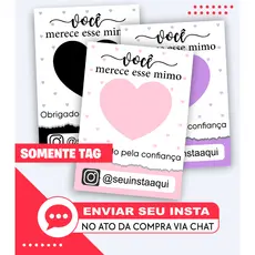 20/30/50/100 Tags personalizadas - Somente tag