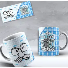 Caneca dia dos Avós - Caneca de Ceramica Personalizada - Caneca do vovô - Caneca da vovó Lembrancinha dia dos Avós