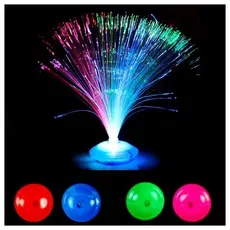 Abajur De Luminária Fibra Ótica Neon Para Mesa de Festa