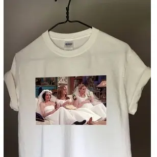 Camiseta Friends masculina e feminina camiseta de serie Joey/Phoebe /Monica/Rachel/Ross/Chandler