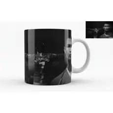 Caneca porcela do Cr7, caneca futebol Cristiano Ronaldo, personalize com seu nome opcional