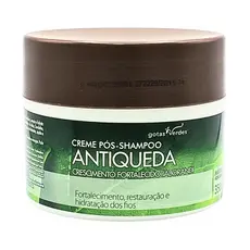 Creme Pós Shampoo Mascara Crescimento Fortalecido Jaborandi Gotas Verdes