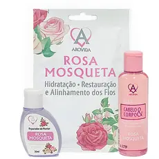 Kit Capilar Rosa Mosqueta Arovida