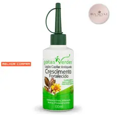 Loção Capilar Jaborandi Tônico Antiquedas Fortalecedor Crescimento D Pantenol Gotas Verdes 100ml