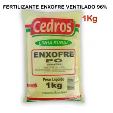 Fertilizante Mineral Enxofre Puro 1 Pacote 1kg Orgânico