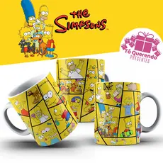 Caneca os simpsons,  homer, bart, the simpsons personalizada presente, aniversário, ceramica 325ml