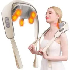 Massageador De Pescoço Inteligente De Compressão Sem Fio Alívio Da Dor de Pescoço e Coluna