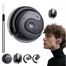 Fone Bluetooth Sem Fio TWS Open Ear com Estojo Compacto Microfone HD Conexão Rápida