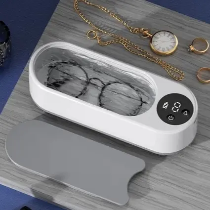Máquina De Limpeza Ultrassônica Alta Frequência Vibração Wash Cleaner Lavar Jóias Óculos Relógio De Lavagem Pequeno Anel