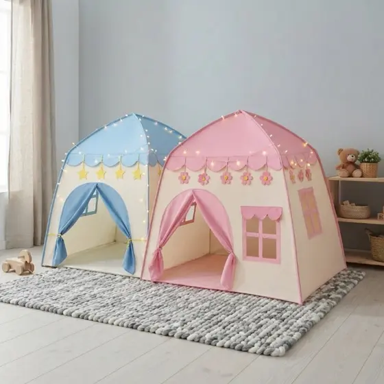 Cabana Infantil Dobrável Casa de Brincar Portátil para Crianças A Vida