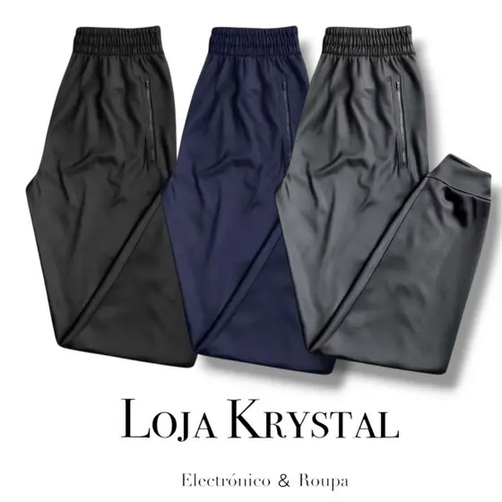 Kit 3, 2, ou 1 Calças Jogger Masculina - Kit 3 Calças - do P ao GG - Ótimas para caminhadas e academia - Totalment.