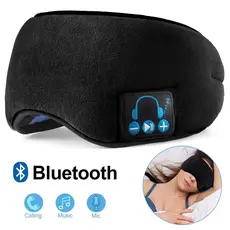Mascara tampa olho para dormir tapa olho preta tampa olho mascara com Bluetooth
