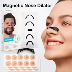 Dilatador Nasal Magnético Dilatador Nasal Magnético Respiração e Reduz o Ronco kit Dilatador