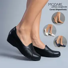 Sapato Modare Feminino Joanete Ortopédico  Social Calce fácil Ultraconforto Original