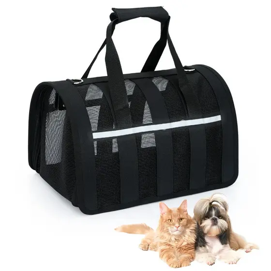 Bolsa Transporte Pet Gato Cães Caixa 48x27x27cm Avião viagem