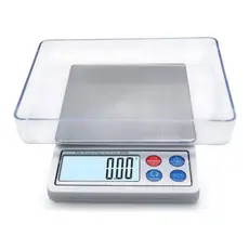 Mini Balança Digital Alta Precisão 0,01g - 600g Bandeja