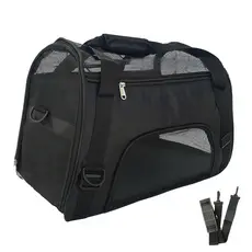 Bolsa transporte pet gato caes caixa 55x35x27cm cachorros