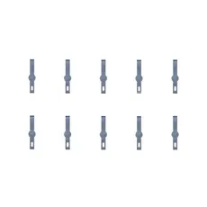 Refil De Lâminas Precisão Bisturi Modelo 17 Kit 10 Lâminas  03387