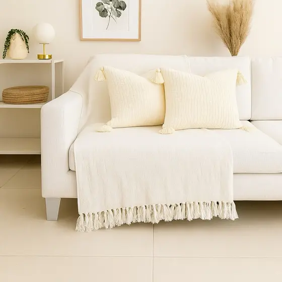 Manta Para Sofá XGG Gigante 240x180 Protetora Algodão Macio Decorativa