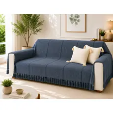 Manta Para Sofá Gigante 4,00 x 1,70 Algodão Protetora Decorativa Cobre Sofá