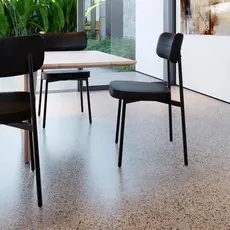 4 Unidades Cadeira Alloa fixa C/4 Pés 50 X 44,7 X 83,8 cm