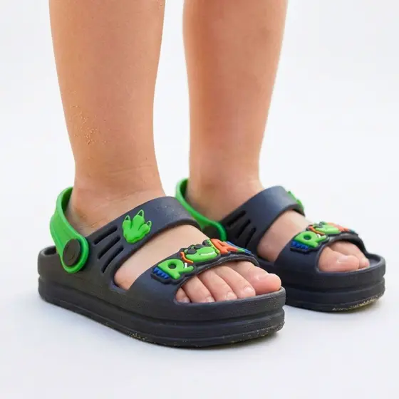 Sandália Papete Infantil Menino Roar Dinossauro Confortável Leve Escolar Vários modelos
