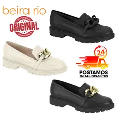 Mocassin Tratorado Beira Rio preto branco varios modelos original