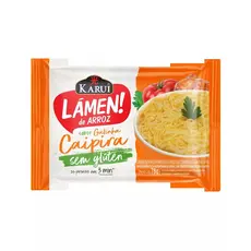 Lámen De Arroz Sem Glúten Karui Miojo Galinha Caipira Kit C/10un
