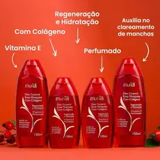 Óleo Corporal Rosa Mosqueta com Colágeno Muriel | Hidratação Intensa e Nutrição