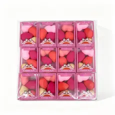 Kits 18/36 Mini Esponja Esponjinha Para Maquiagem Gota Blender Rosto Base Corretivo Contorno
