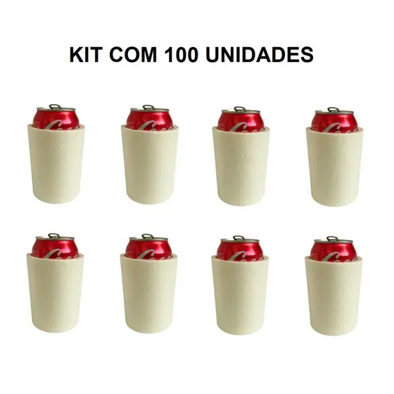 Kit 100 Porta Lata 350ml Camisinha Cerveja Latinha Termico