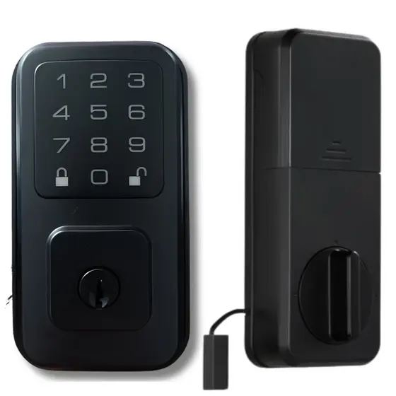Fechadura Eletronica Digital de Embutir Desbloqueio de Senha Tag Chave ou App