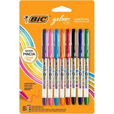 Caneta Bic Gelocity Stic Gel Ponta Fina 0.5mm