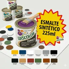 Esmalte Sintetico Metais e Madeiras Premium 225ml - Lukscolor