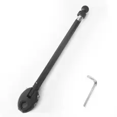 Antena Corta Linha De Pipa Colocar na Retrovisor De Moto C/6 Estágios 10MM Preta