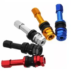 Bicos Válvula Alumínio Pneu Moto Carro bike Bicicleta Universal Esportivo Anodizado sem Camara