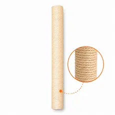 Refil Para Arranhador Parede Gatos Vertical Sisal Brinquedo