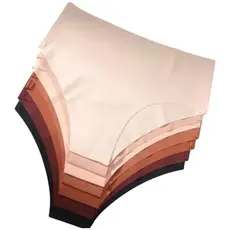 Kit Calcinhas Cintura Alta Cos Alto Confortável Sem Costura