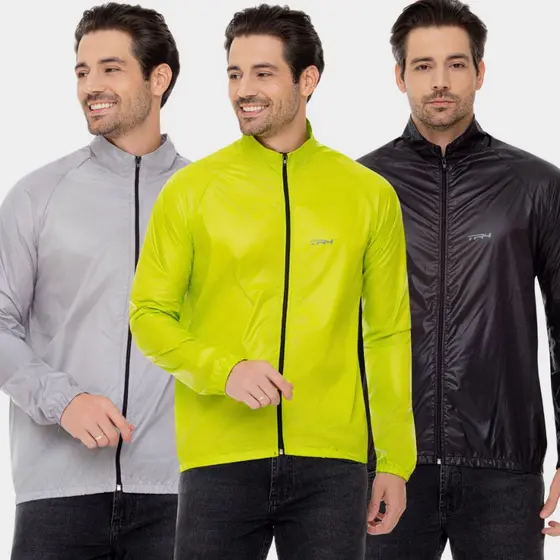 Jaqueta Corta Vento Casaco Ciclista Masculino/Unissex Impermeável à Prova d'água Uv50 Mtb
