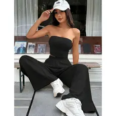 Conjunto Feminino Julia Tomara que Caia e Calça Pantalona