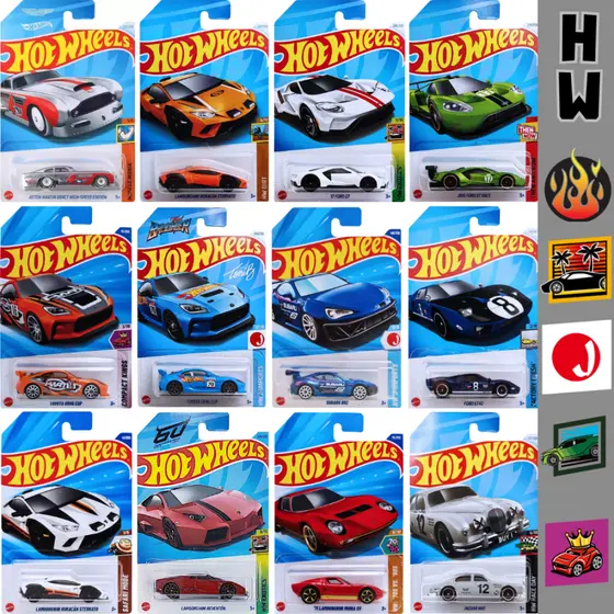 HOT WHEELS LAMBORGHINI HURACAN FORD GT40 TOYOTA GR CUP SUBARU BRZ ASTON MARTIN 1/64