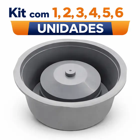 Adaptador Ralo Mau Cheiro Para Banheiro de 10cm Porta Ralos Grelhas Odor Banheiros Evita Mau Cheiro