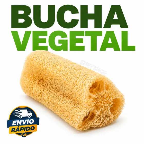Bucha Vegetal Esponja de Banho Natural Esfoliante Corporal